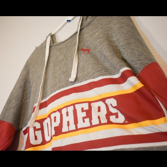 PINK Gopher Sweater with Hood - Picture 2 of 4